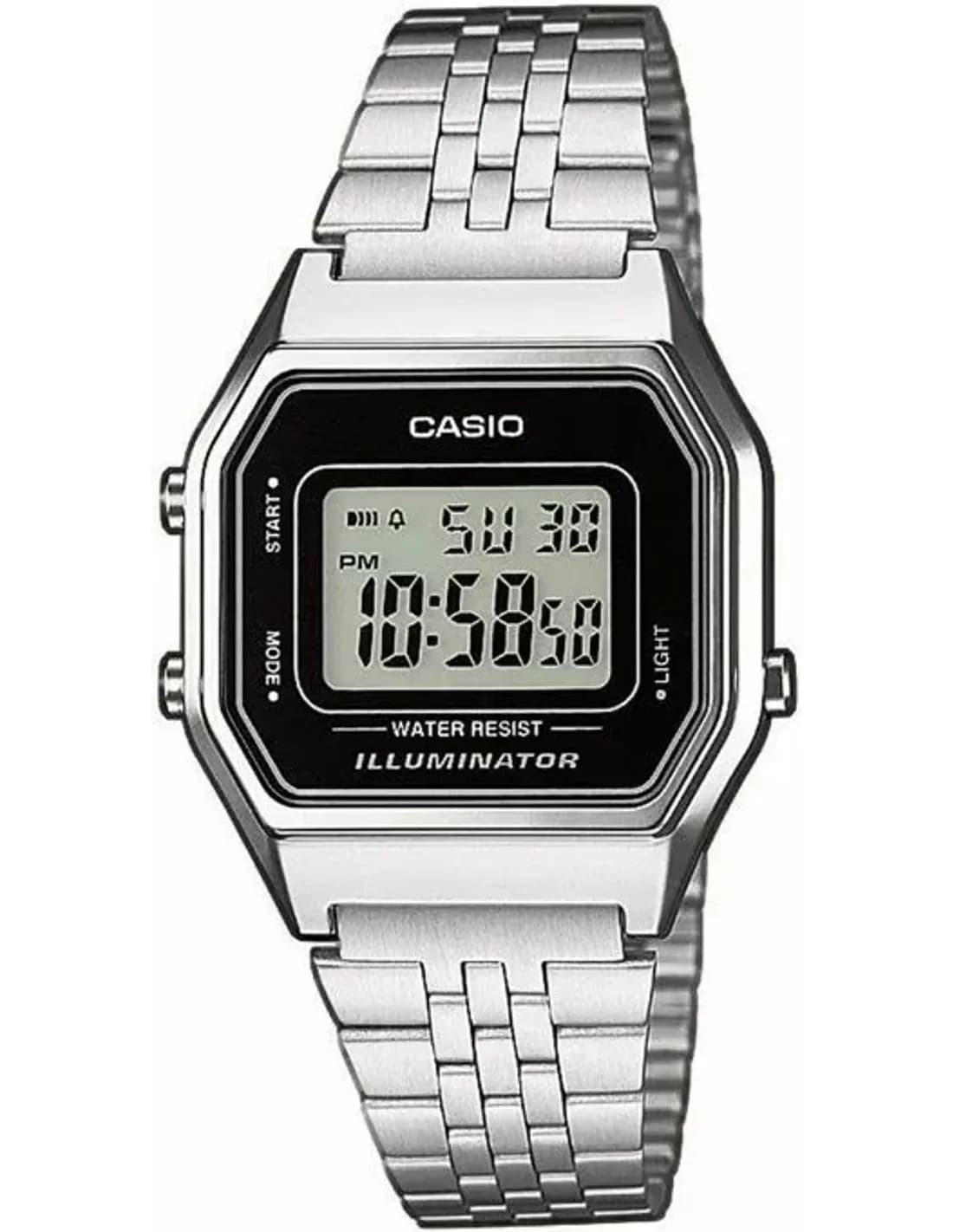 Montre Casio LA680WEA-1EF Argentée Bracelet Acier