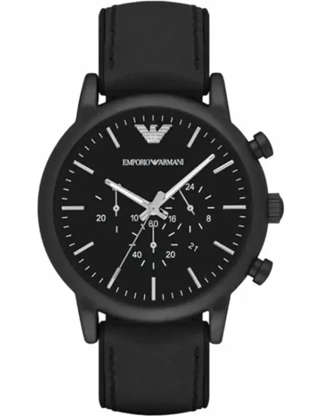 Montre Emporio Armani AR1968 en maille milanaise noire