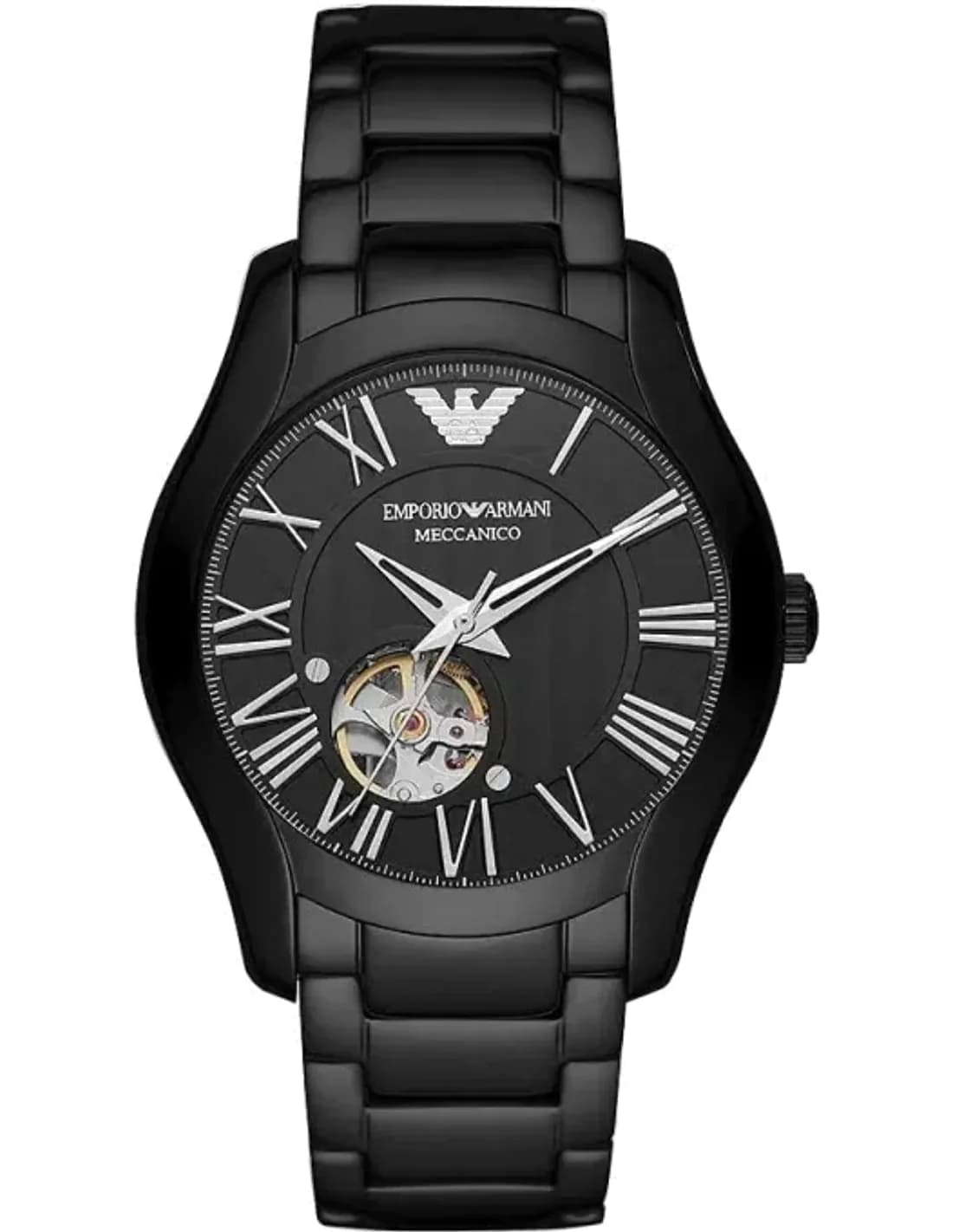 Montre automatique Emporio Armani Meccanico AR60014 mouvement apparent