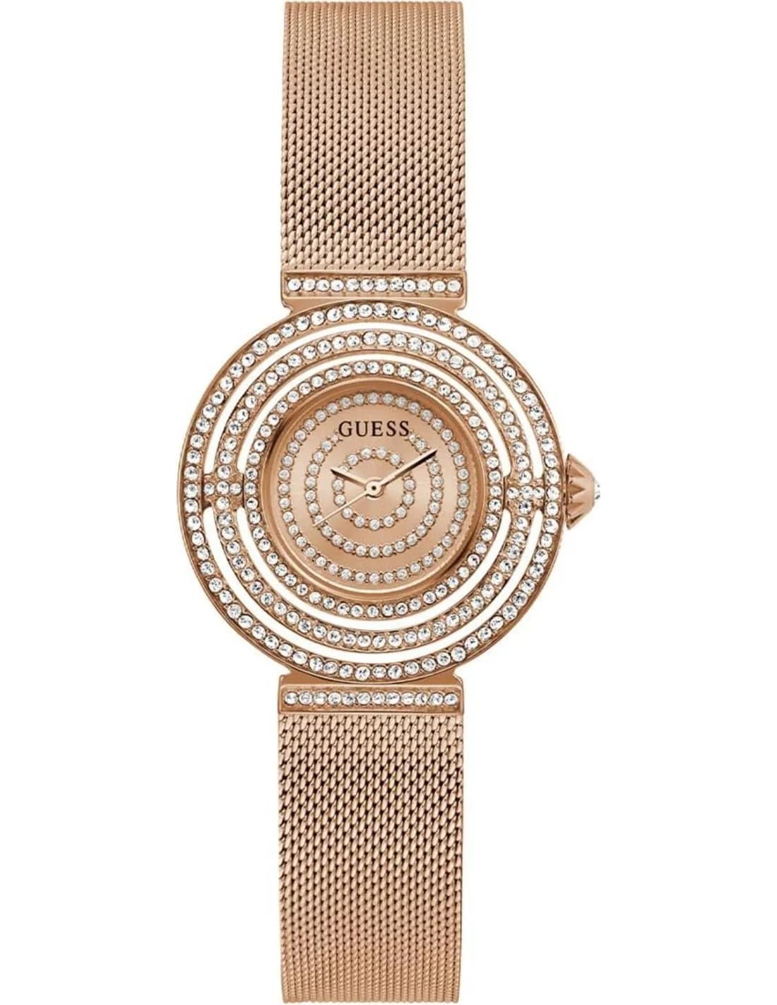 Montre Femme Guess Dream GW0550L3 cadran rose bracelet maille milanaise
