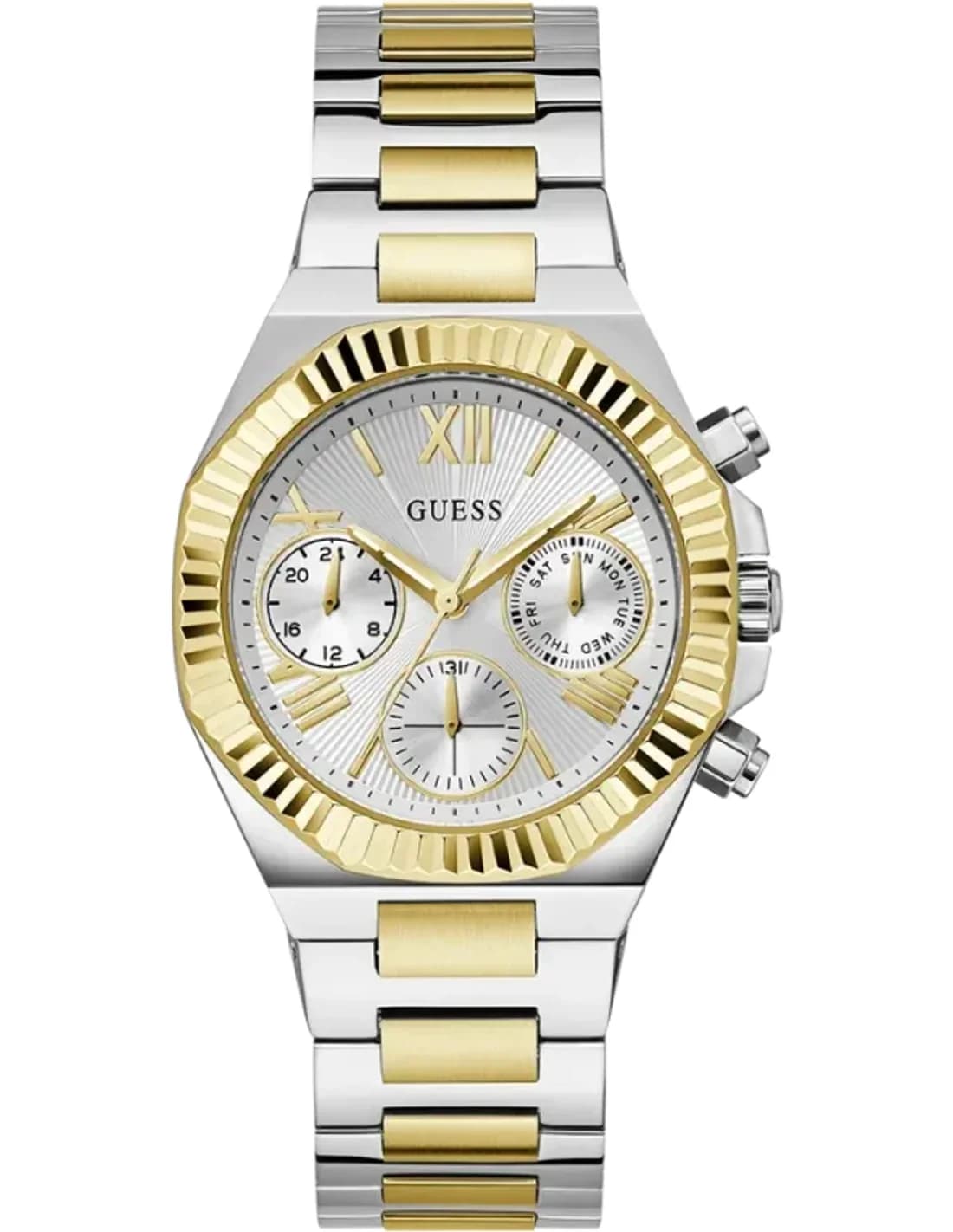 Montre Femme Guess Equality GW0769L3 Acier Bicolore Multifonctions