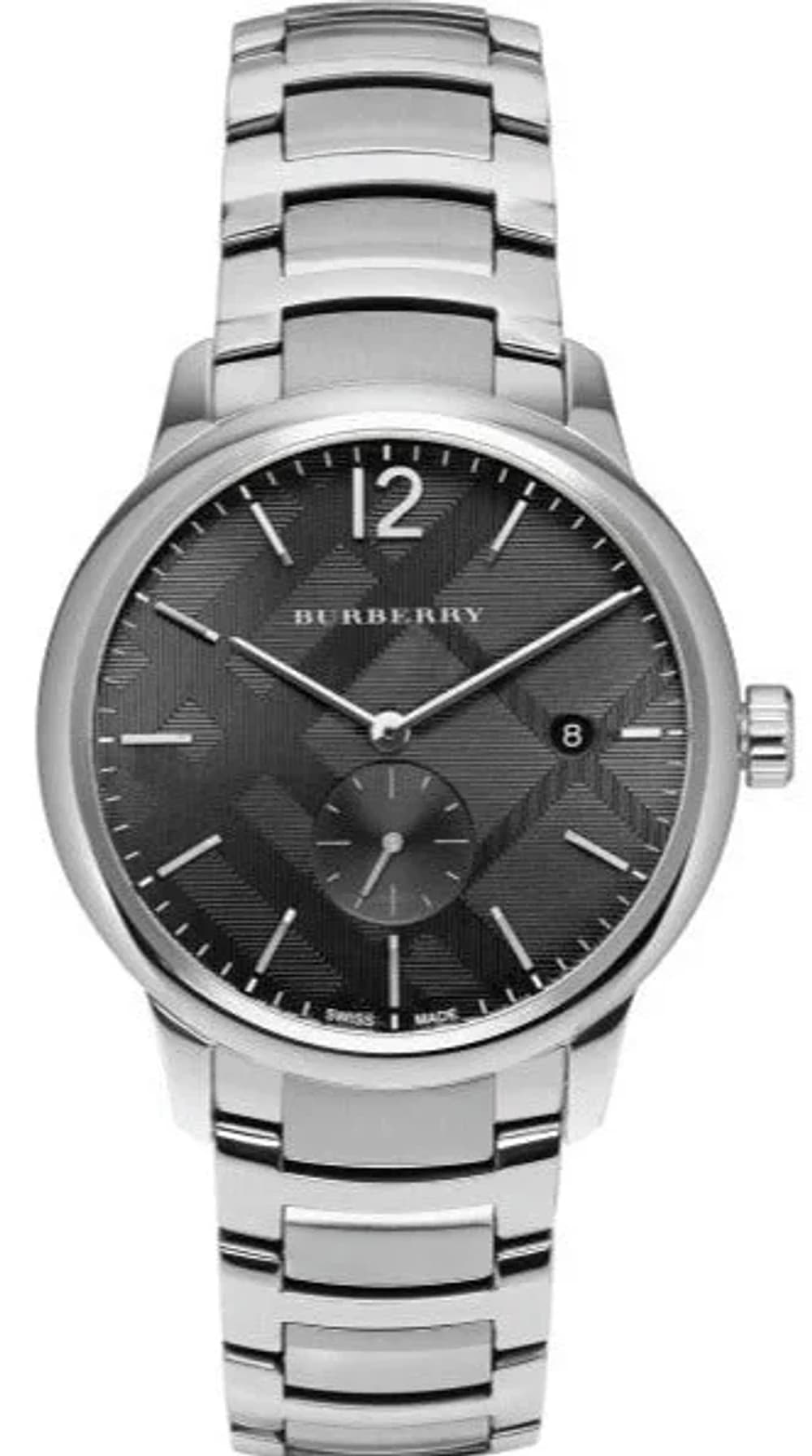 Montre Burberry BU10005 Cadran Noir en Acier Inoxydable