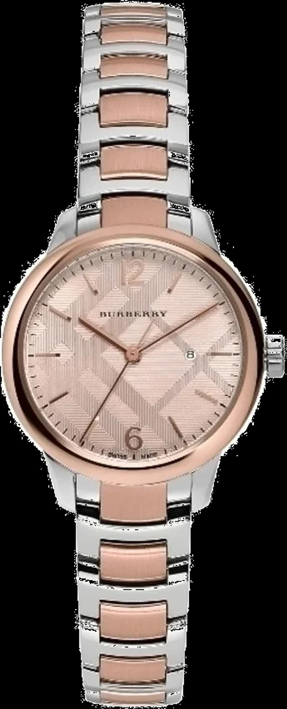 Montre Femme Burberry BU10117 Classic Round Bracelet Bicolore