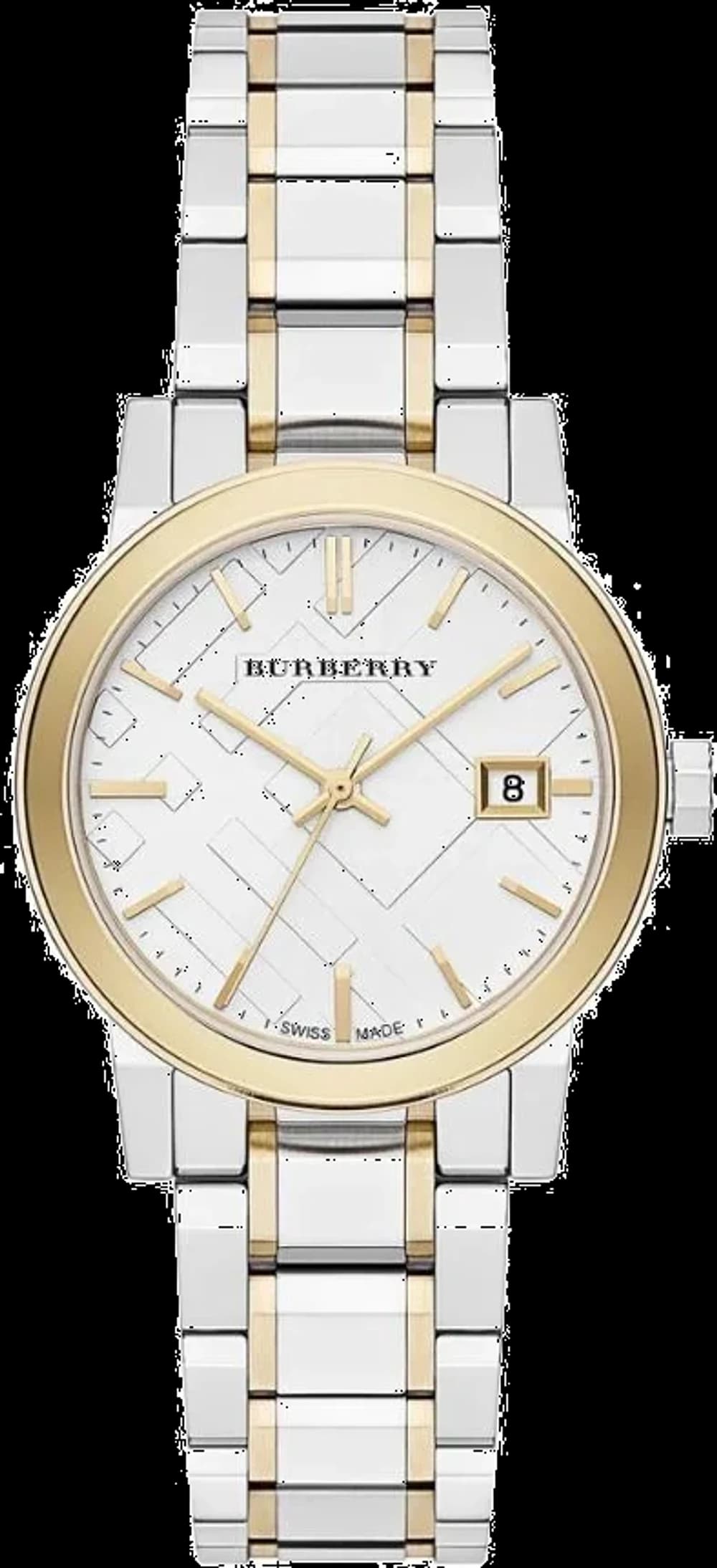 Montre Femme Burberry BU9217 The City Bi-ton Acier et Or Swiss Made