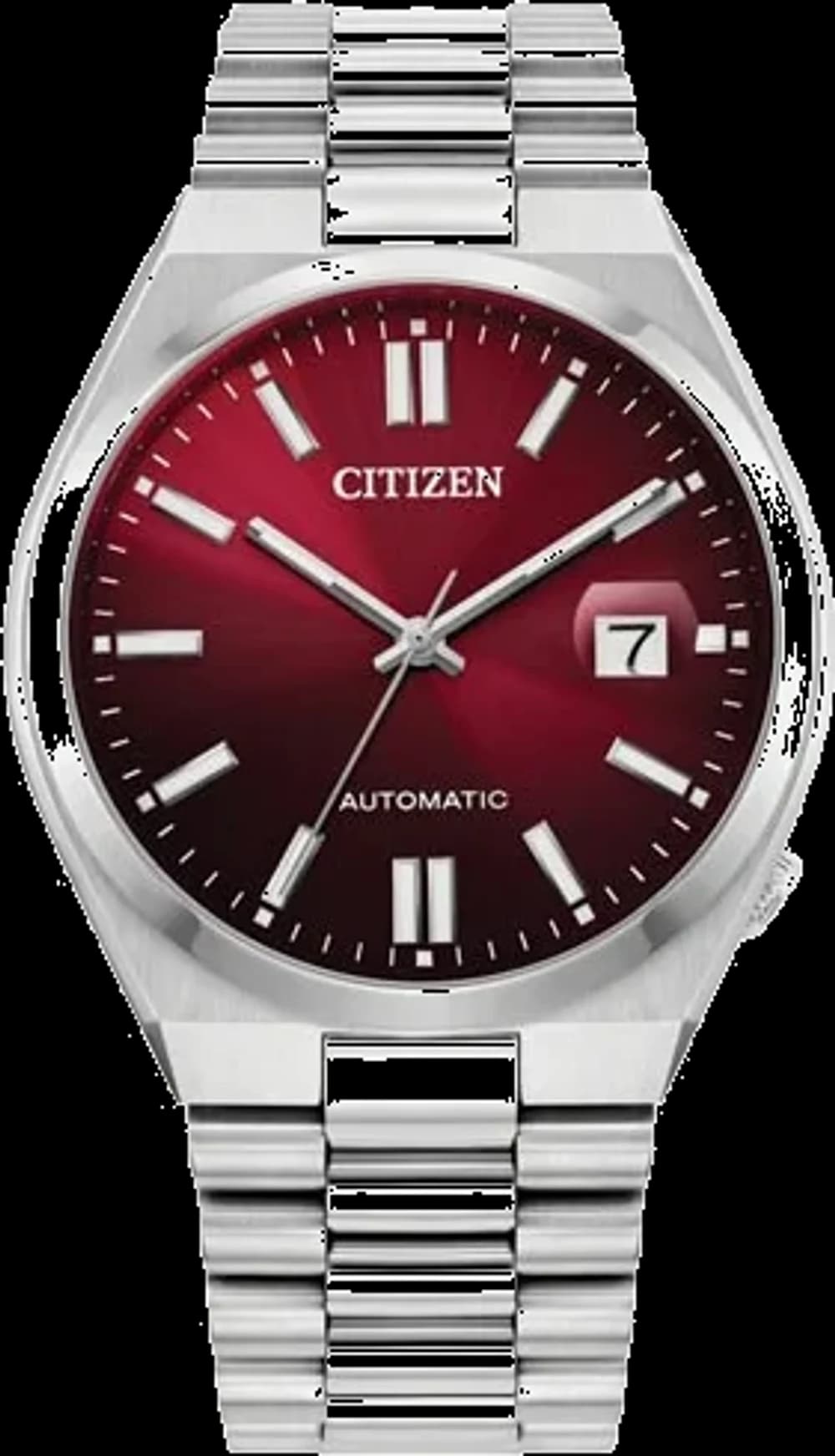 Montre Citizen NJ0150-56W Automatique Tsuyosa cadran rouge bracelet acier