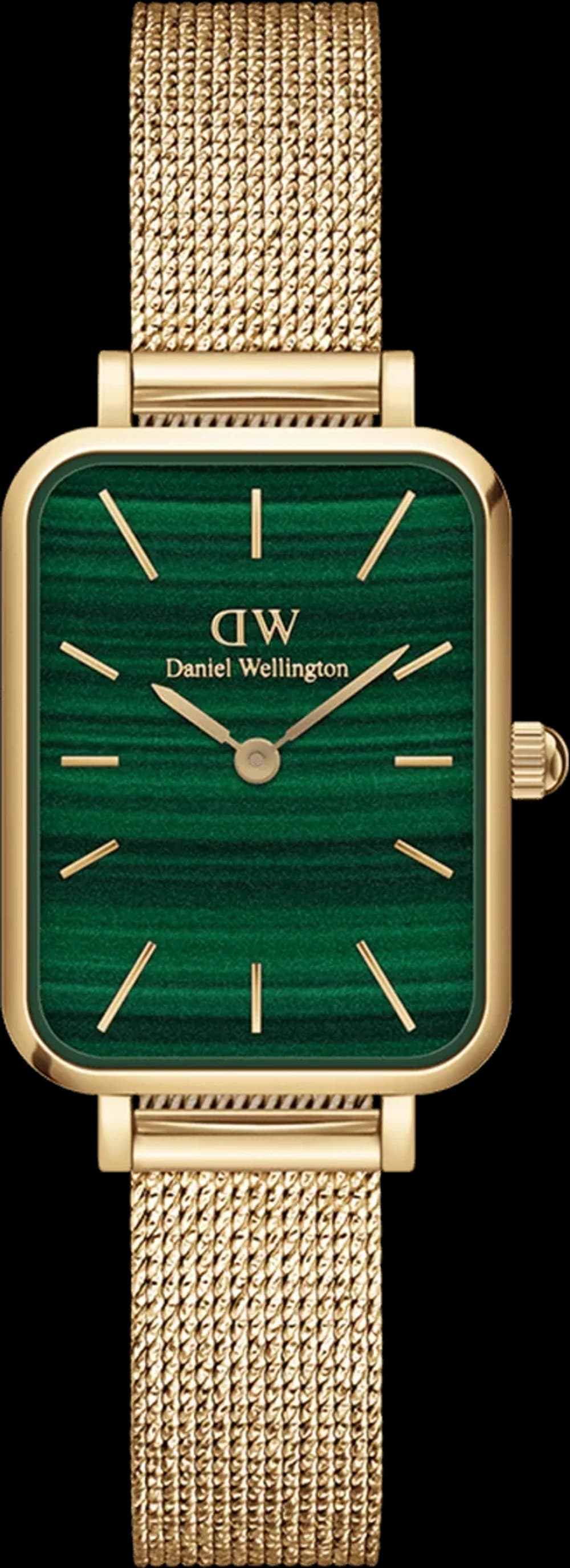 Montre femme Daniel Wellington DW00100561, avec cadran vert et bracelet acier