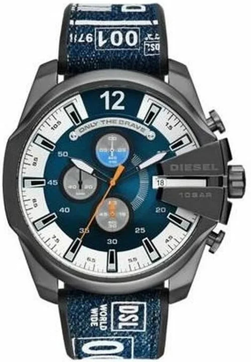 Montre Homme Diesel DZ4594 Griffed avec bracelet en cuir rouge