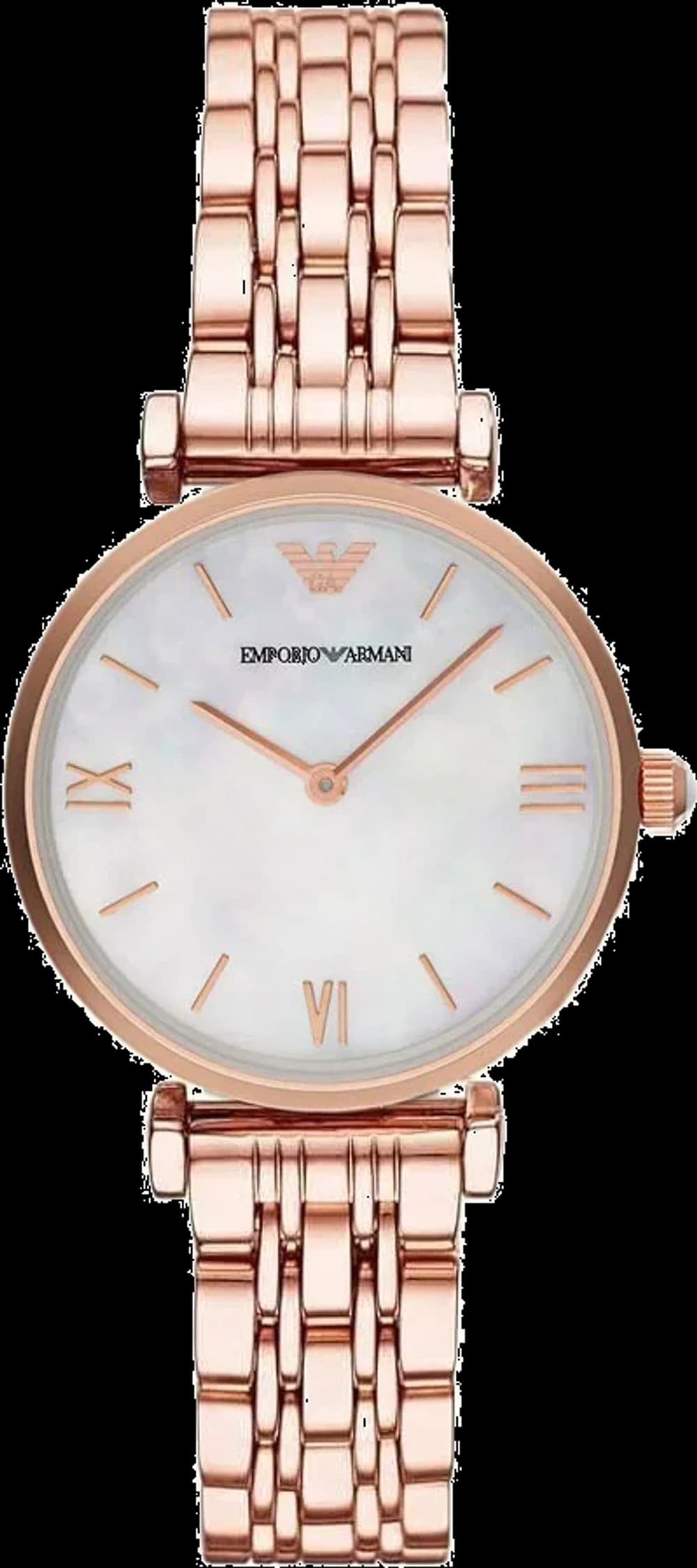Montre Emporio Armani 111396 en Acier Doré Rose et Nacre
