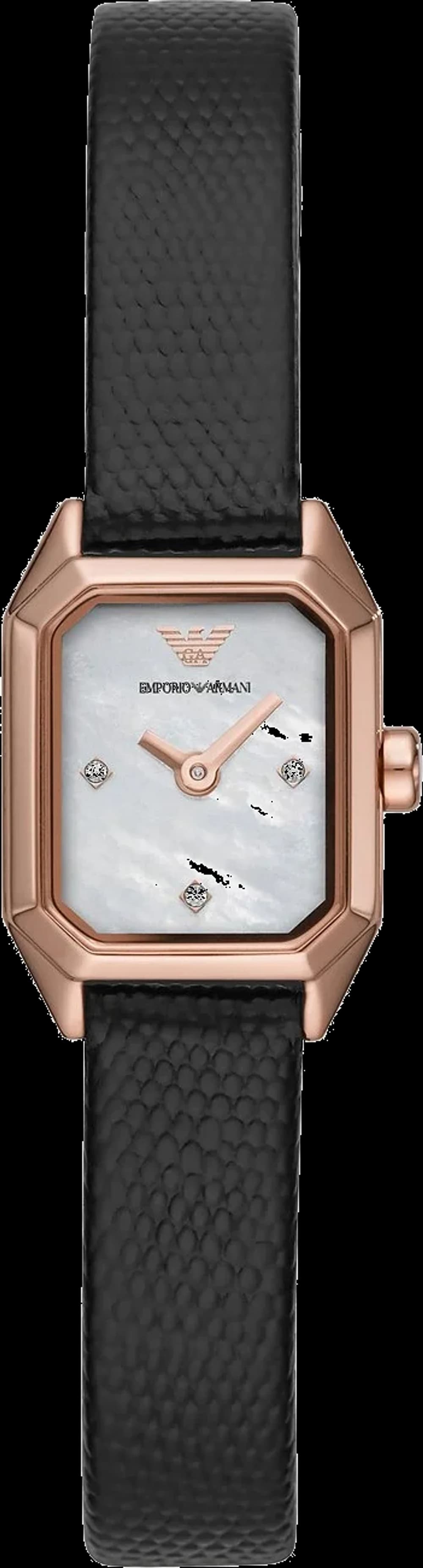 Montre Emporio Armani AR11248 Cadran Octogonal Nacre et Cristaux