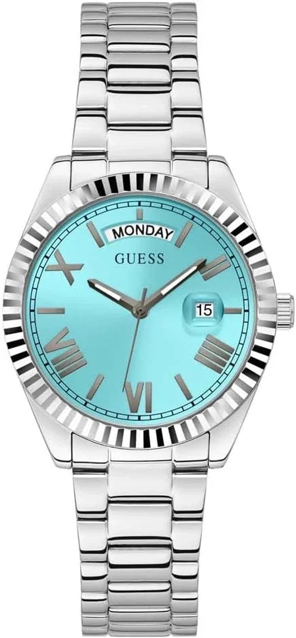Montre Femme Guess Luna GW0308L4 cadran bleu bracelet acier