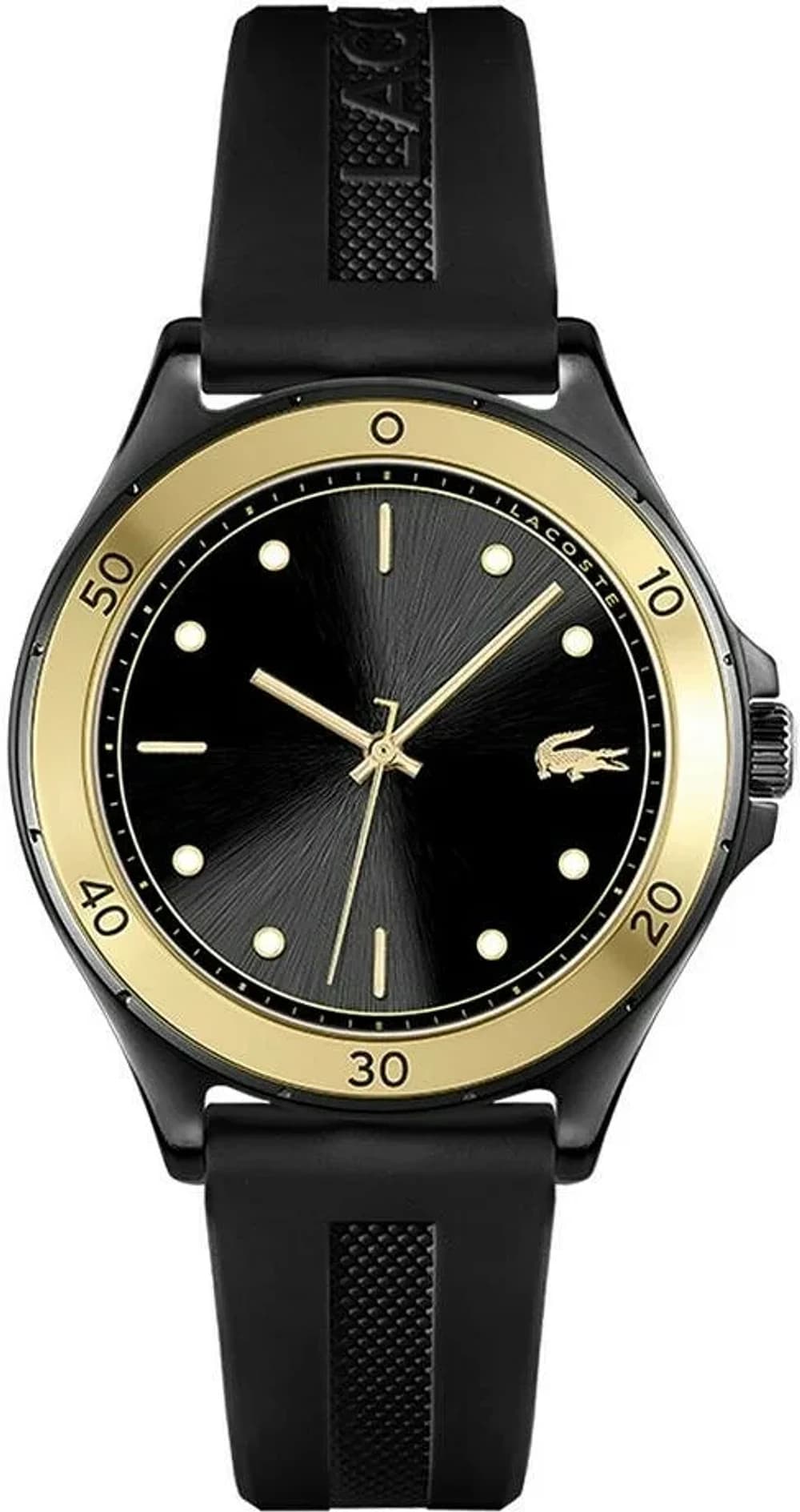 Montre Femme Lacoste Swing 2001223 bracelet silicone noir