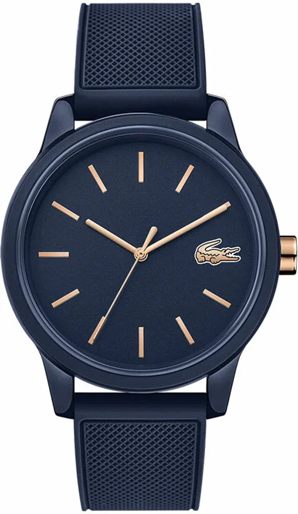 Montre Homme Lacoste 12.12 2011011 Bracelet en silicone bleu