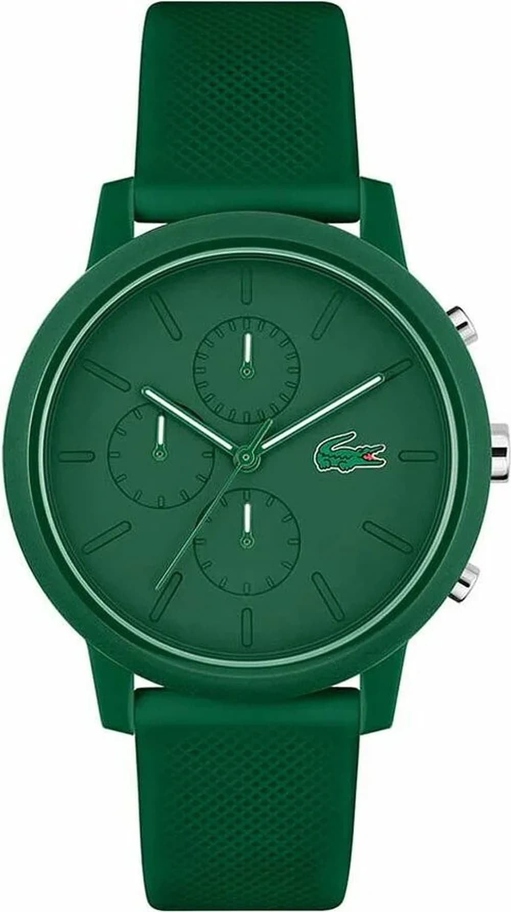 Montre Homme Lacoste 2011245 Bracelet Silicone Vert et Cadran Multifonctions