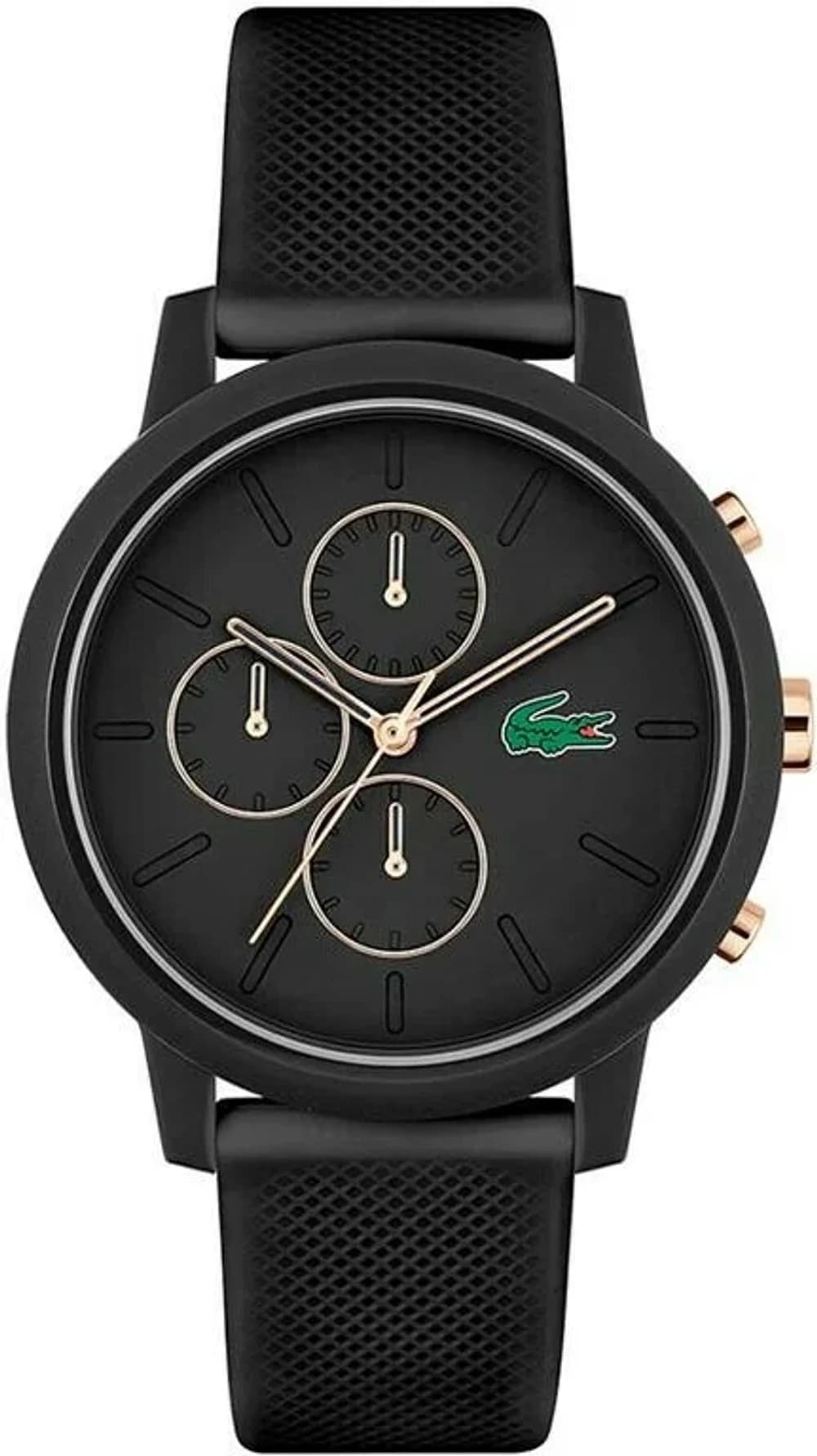 Montre Lacoste 2011247 Bracelet Silicone Noir Multifonctions