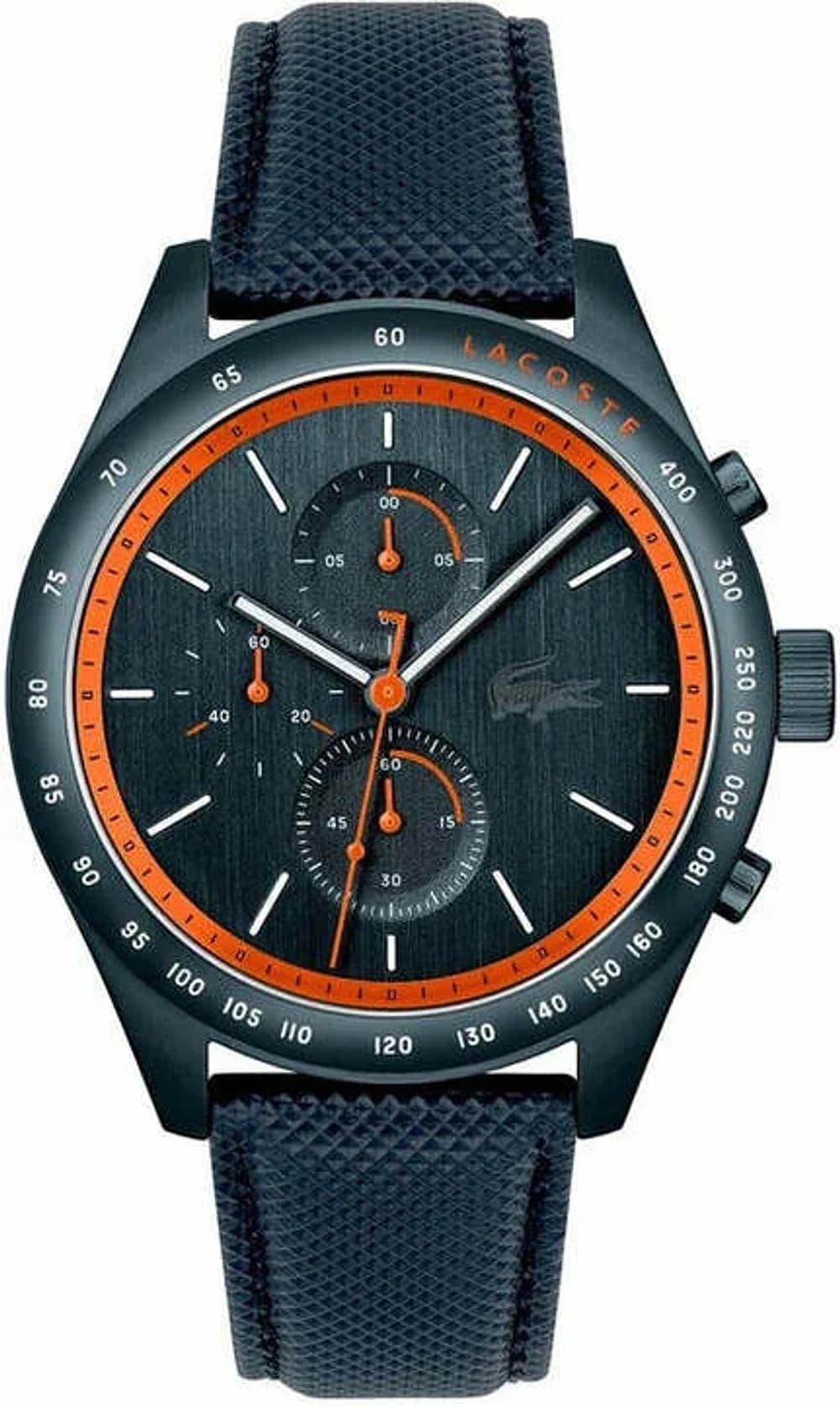 Montre Lacoste 2011297 Bracelet Cuir Bleu Marine Multifonctions