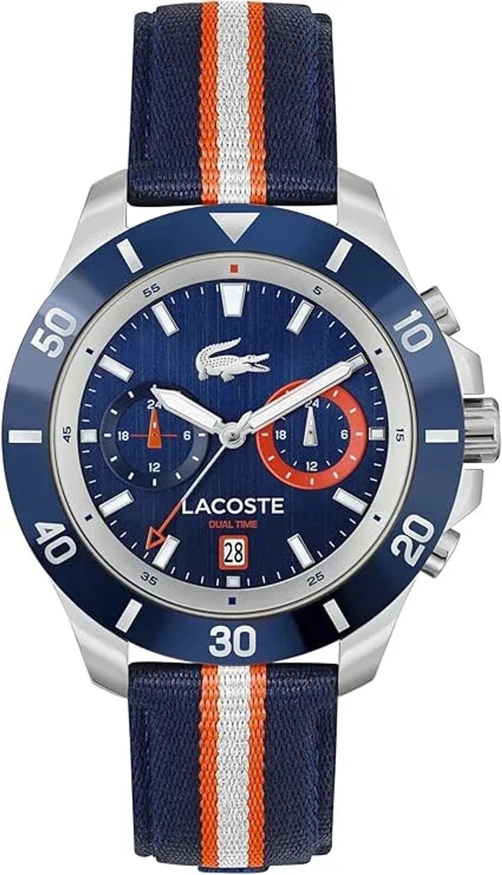 Montre Homme Lacoste Toronga 2011339 cadran bleu bracelet tissu