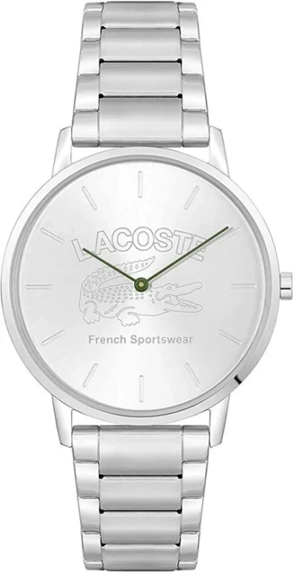 Montre Homme Lacoste Crocorigin 2011214 bracelet acier inoxydable argent