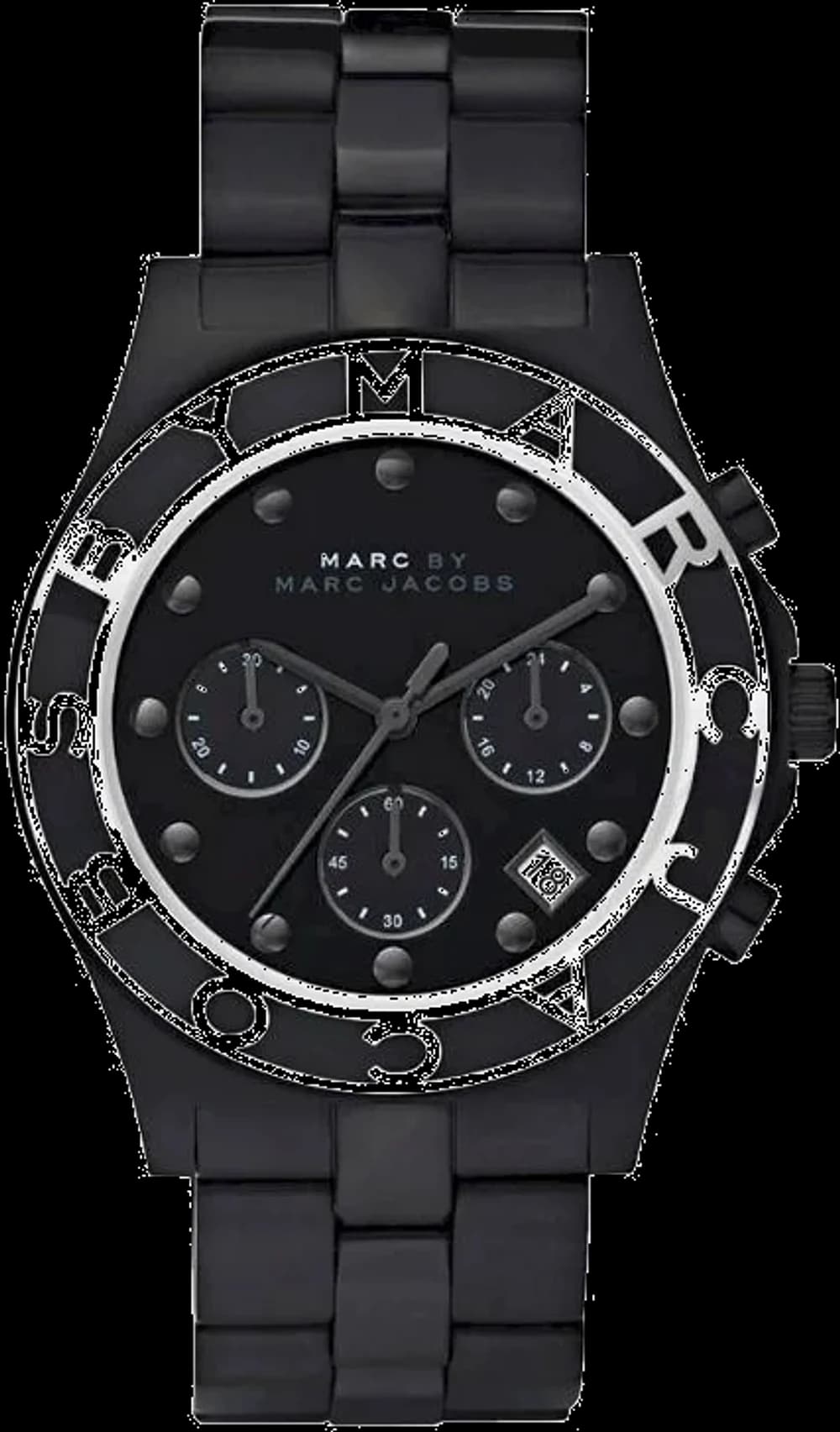 Montre Marc Jacobs MBM3083 Blade Chronographe en Acier Noir