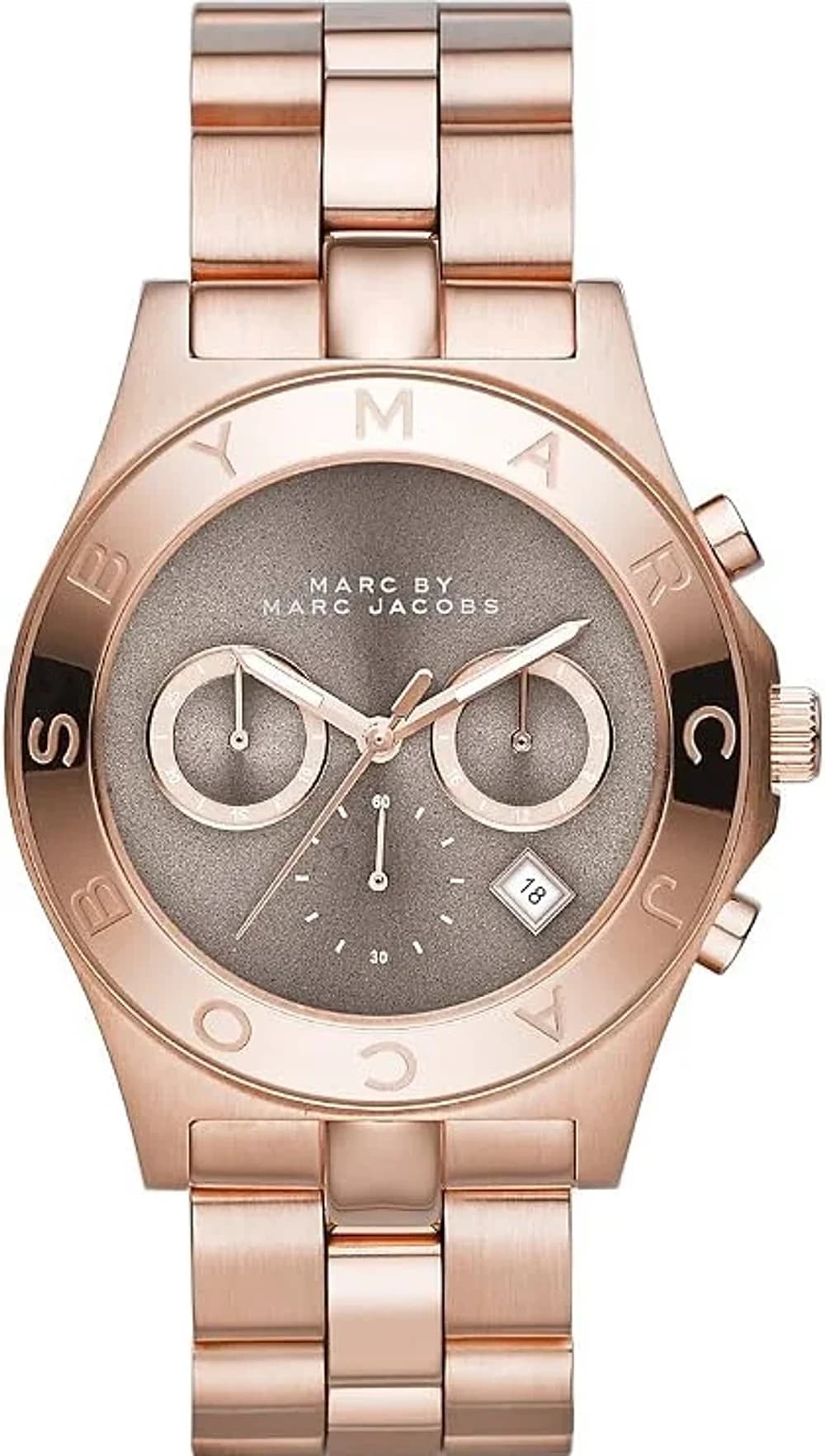 Montre Marc Jacobs MBM3308 Chronographe en Acier Or Rose