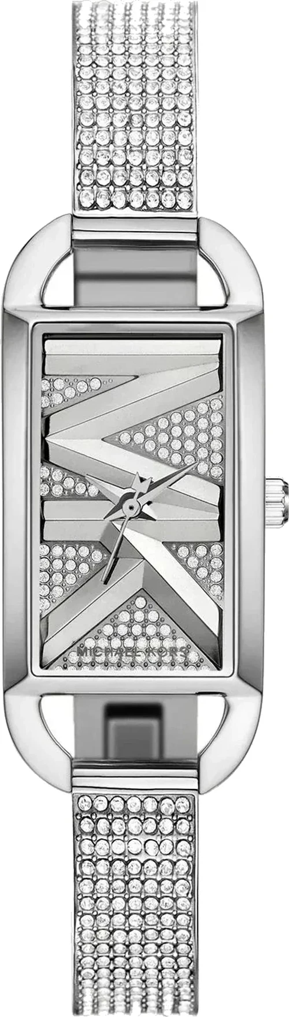 Montre Femme Michael Kors Mini Empire MK4841 argentée bracelet maillons acier