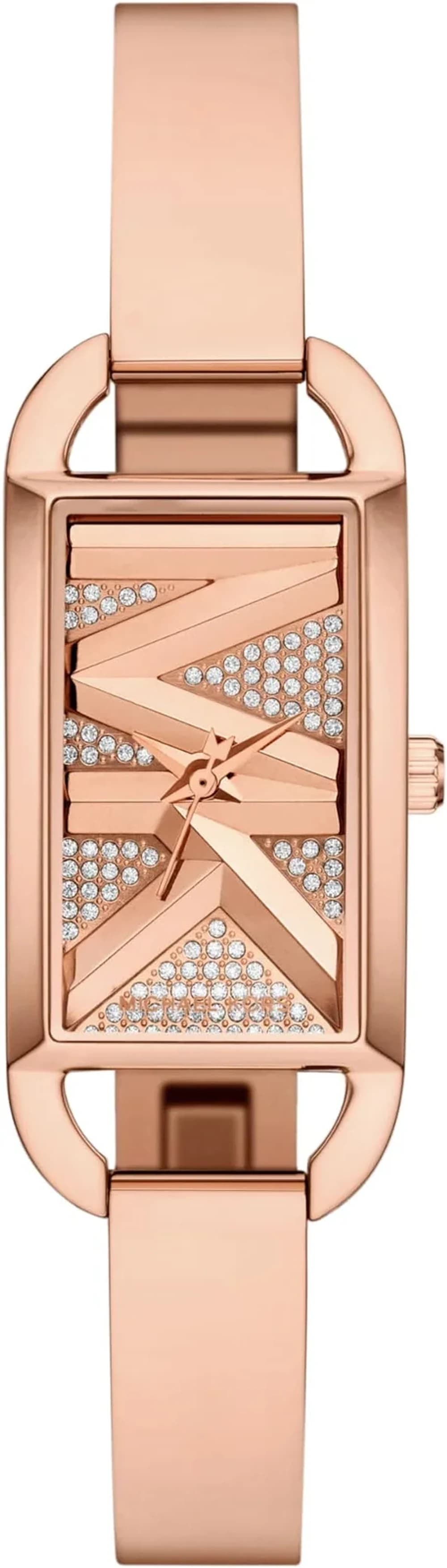 Montre Femme Michael Kors Mini Empire MK4858 or rose bracelet maillons acier