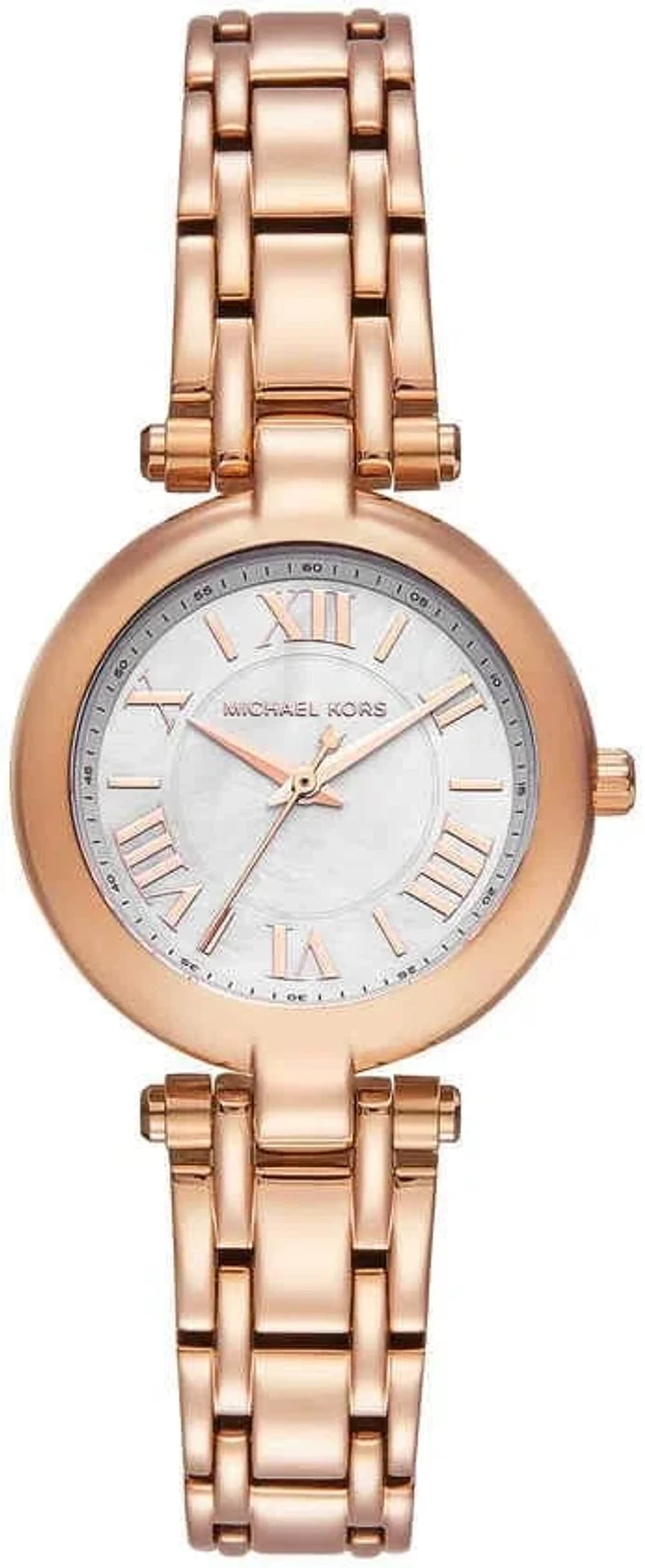 Montre Femme Michael Kors Laney MK4893 or rose bracelet maillons acier