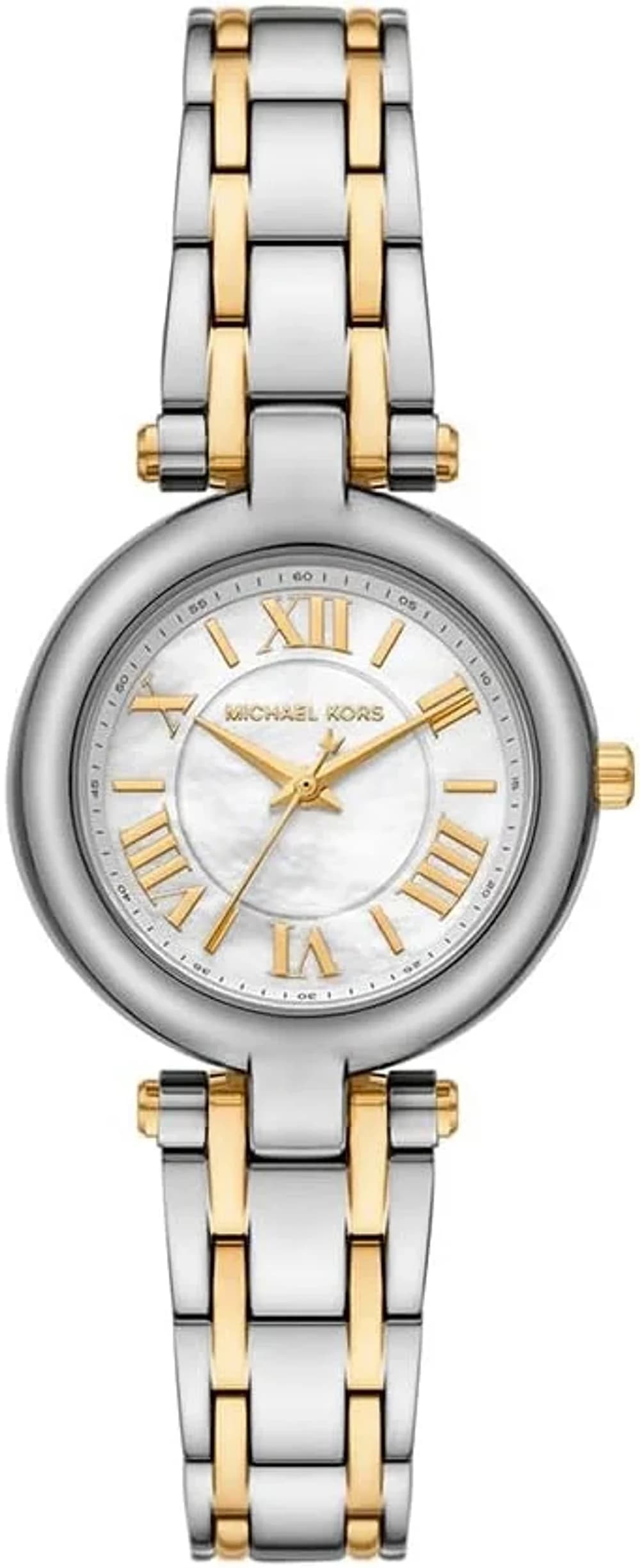 Montre Femme Michael Kors Laney MK4895 bicolore bracelet maillons acier