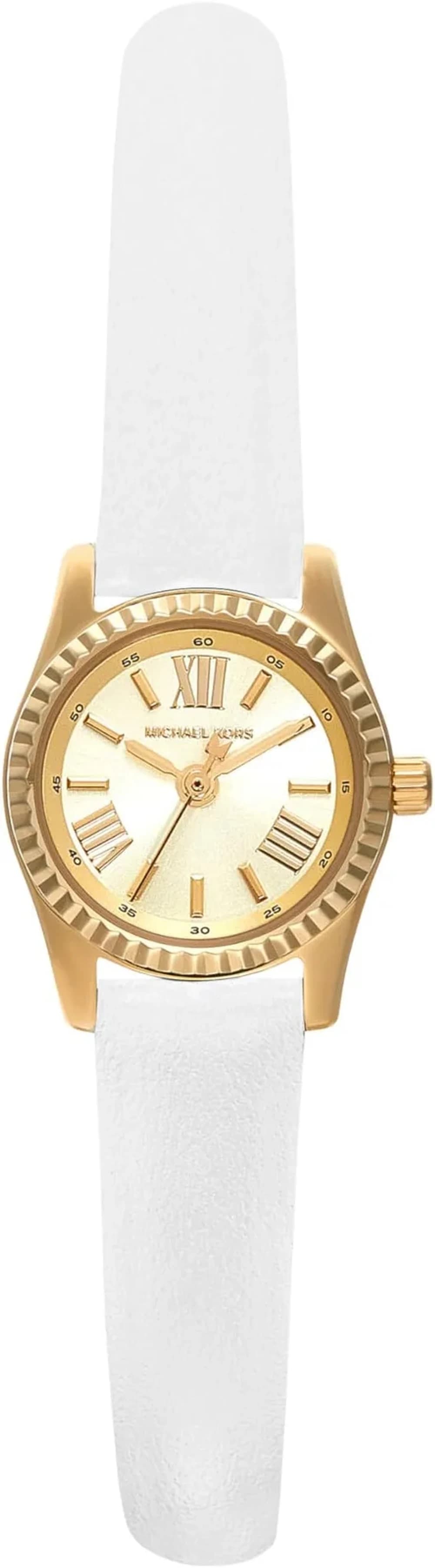 Montre Femme Michael Kors Micro Lexington MK4900 dorée bracelet cuir