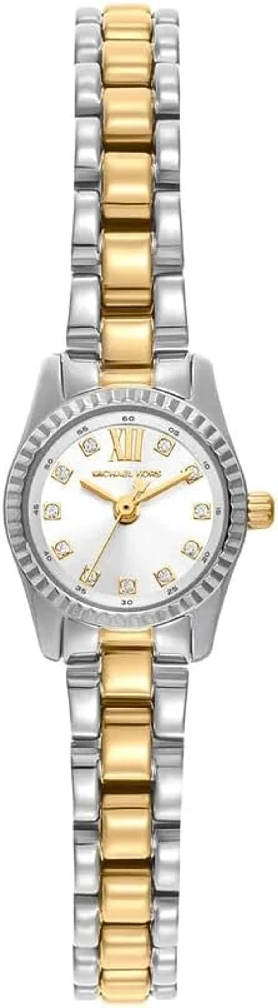 Montre Femme Michael Kors Micro Lexington MK4903 bicolore bracelet maillons acier