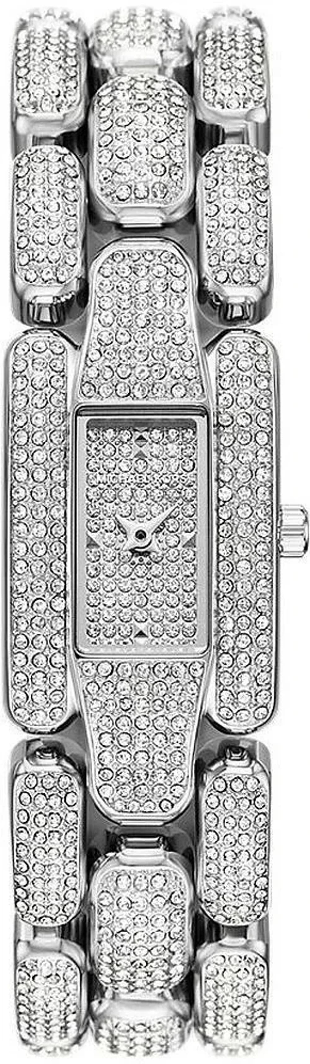 Montre femme Michael Kors MK4922, cadran argenté sur bracelet acier
