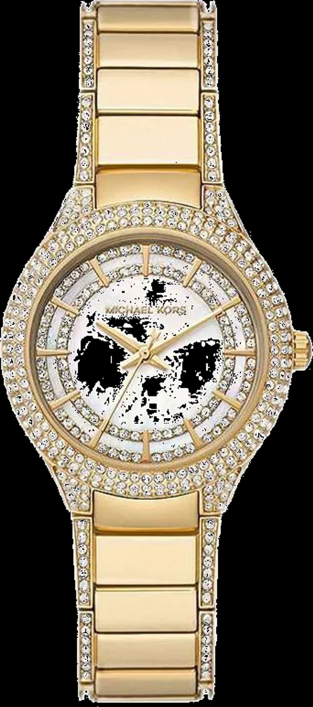 Montre femme Michael Kors MK4655, cadran nacre bracelet doré