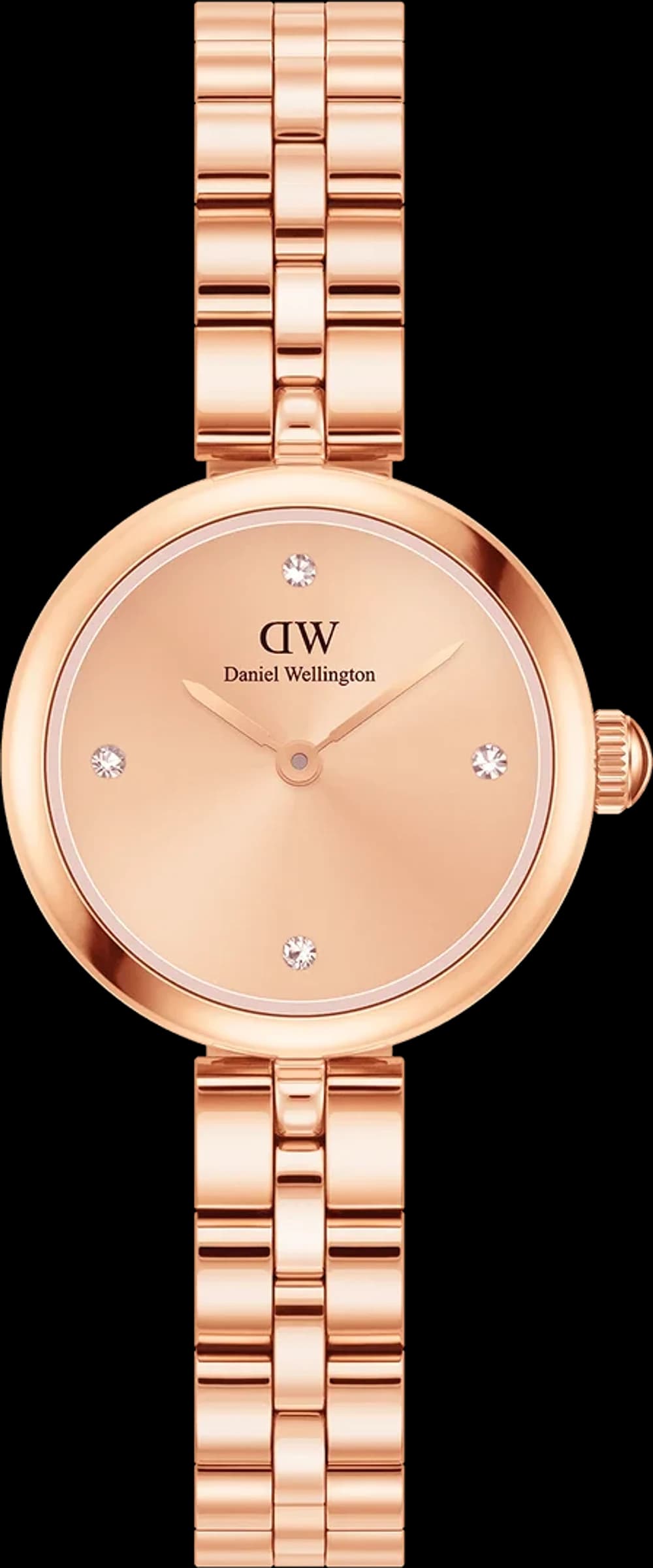 Montre Daniel Wellington DW00100720 Elan Lumine Unitone ronde en acier or rose