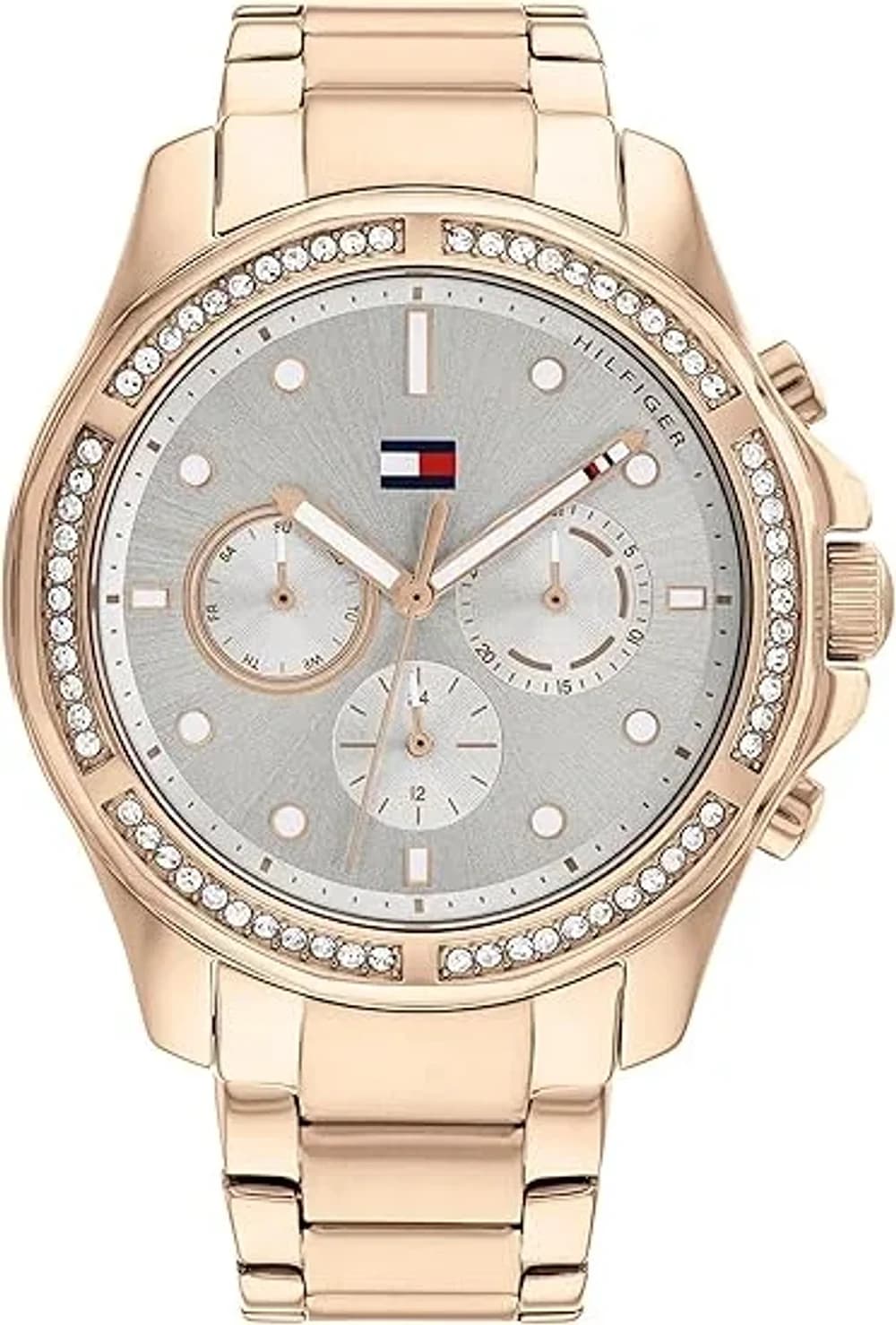 Montre Femme Tommy Hilfiger Brooklyn 1782572 cadran gris bracelet acier