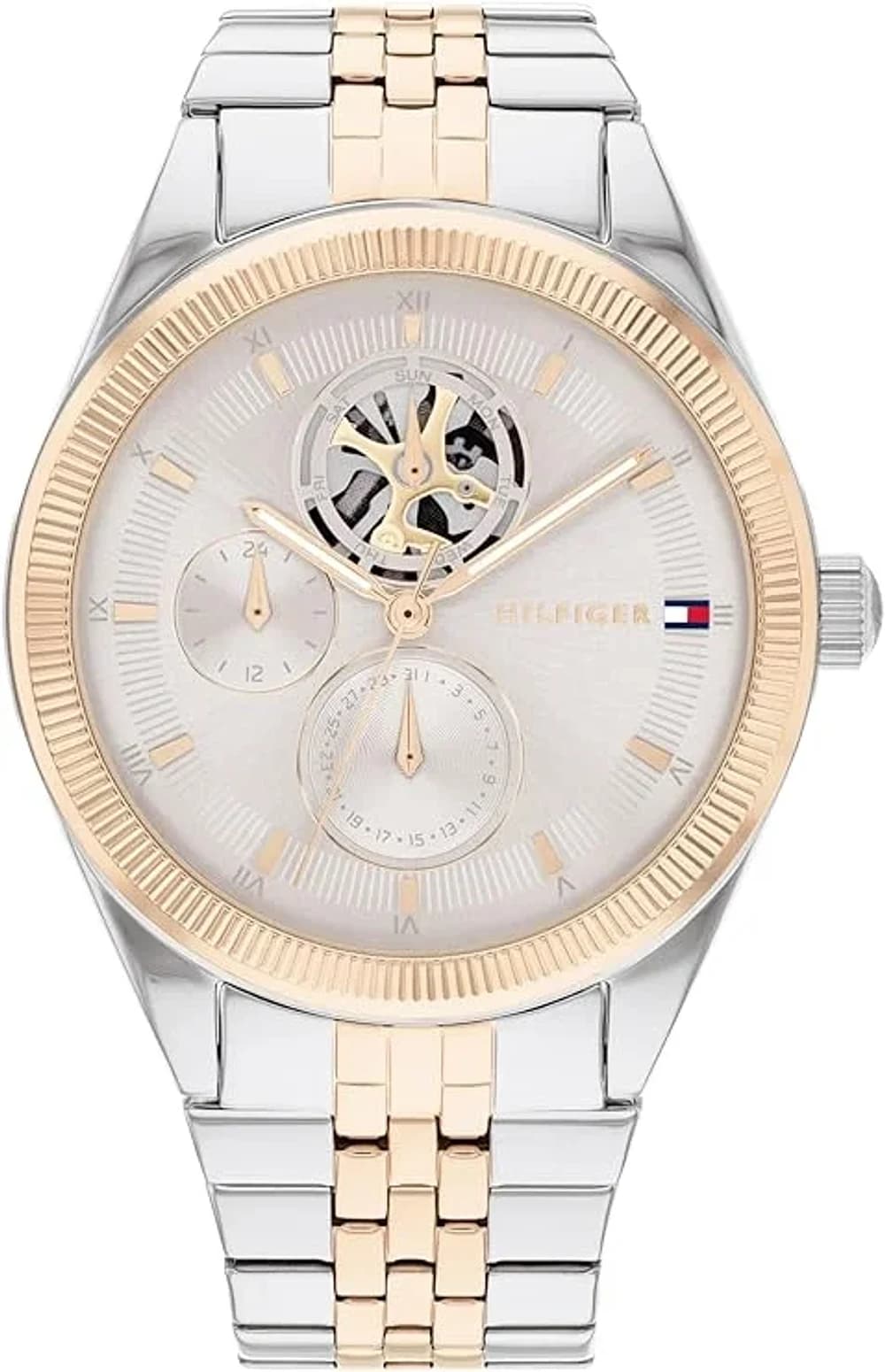 Montre Tommy Hilfiger 1782716 femme cadran or rose bracelet acier