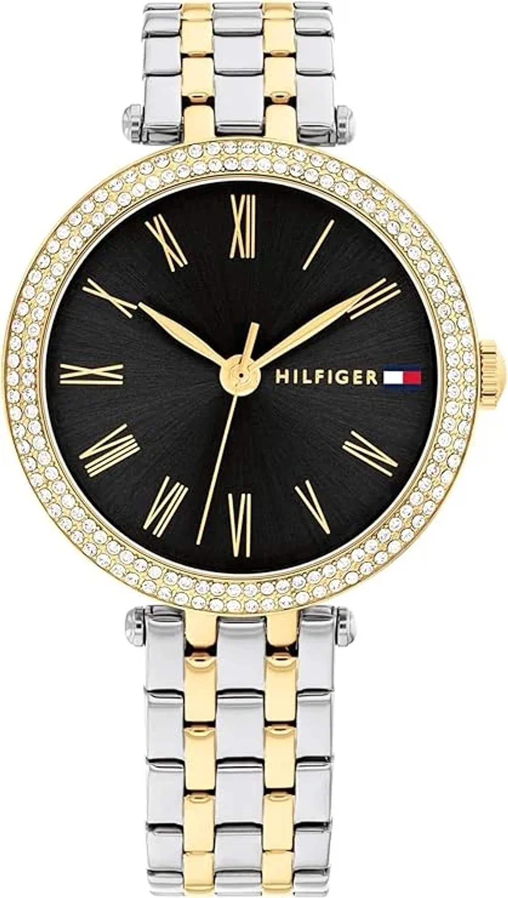 Montre Femme Tommy Hilfiger Natalie 1782720 cadran noir bracelet acier