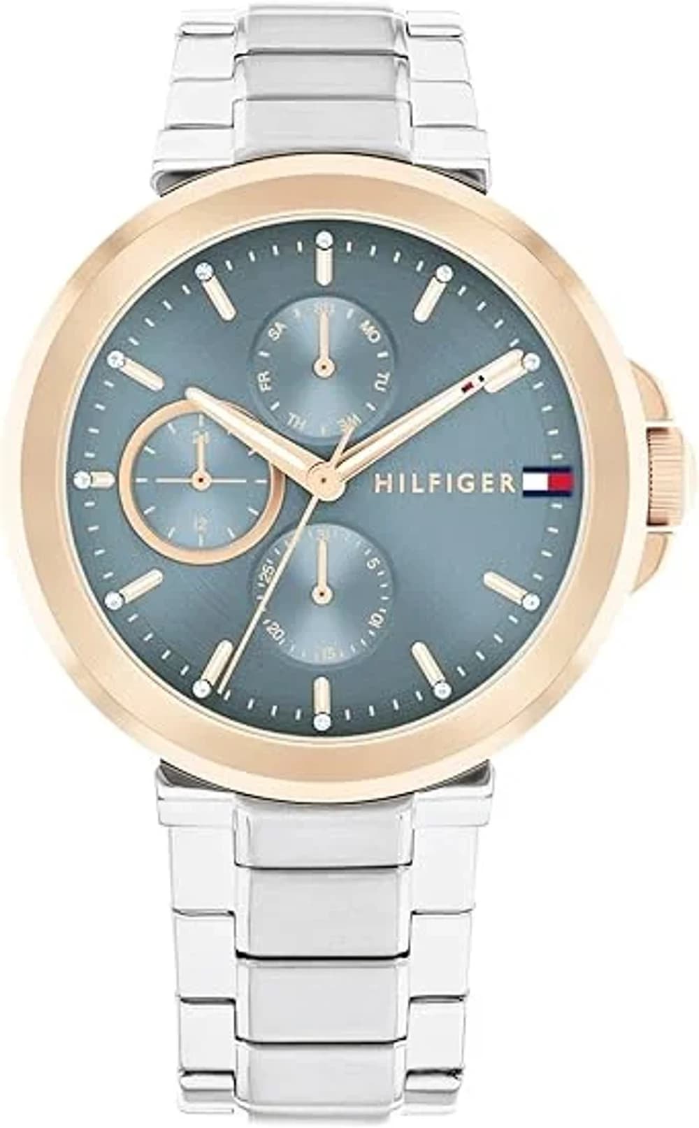 Montre Femme Tommy Hilfiger Lori 1782754 cadran bleu bracelet acier