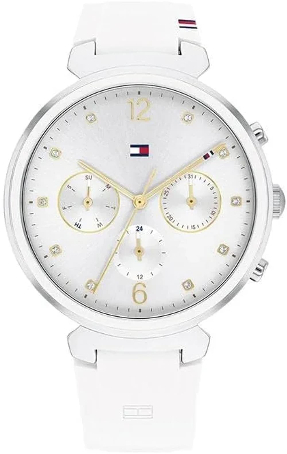 Montre Femme Tommy Hilfiger Ivy 1782342 bracelet cuir blanc