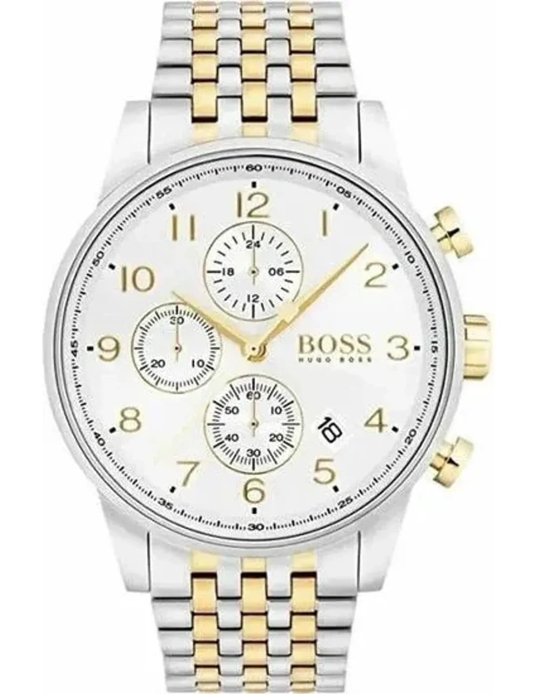 Montre Hugo Boss 1513499 Chronographe Bicolore en Acier Inoxydable