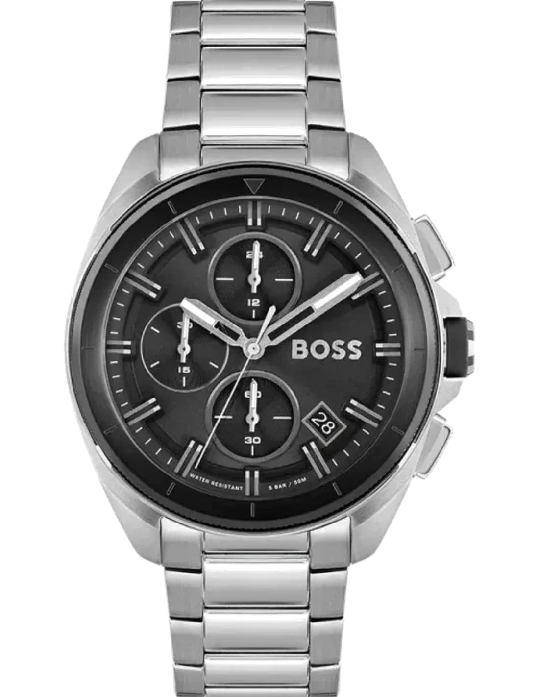 Montre Hugo Boss Athleisure Volane Noire 1513949 bracelet acier