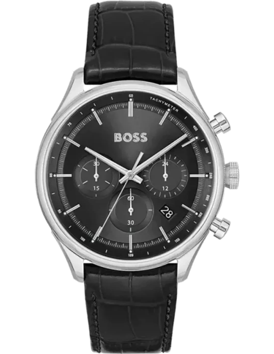 Montre Hugo Boss Sport Lux Gregor 1514049 bracelet en cuir noir