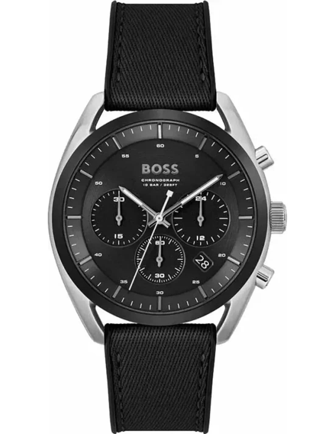Montre Hugo Boss 1514091 Multifonctions en Acier Noir et Silicone