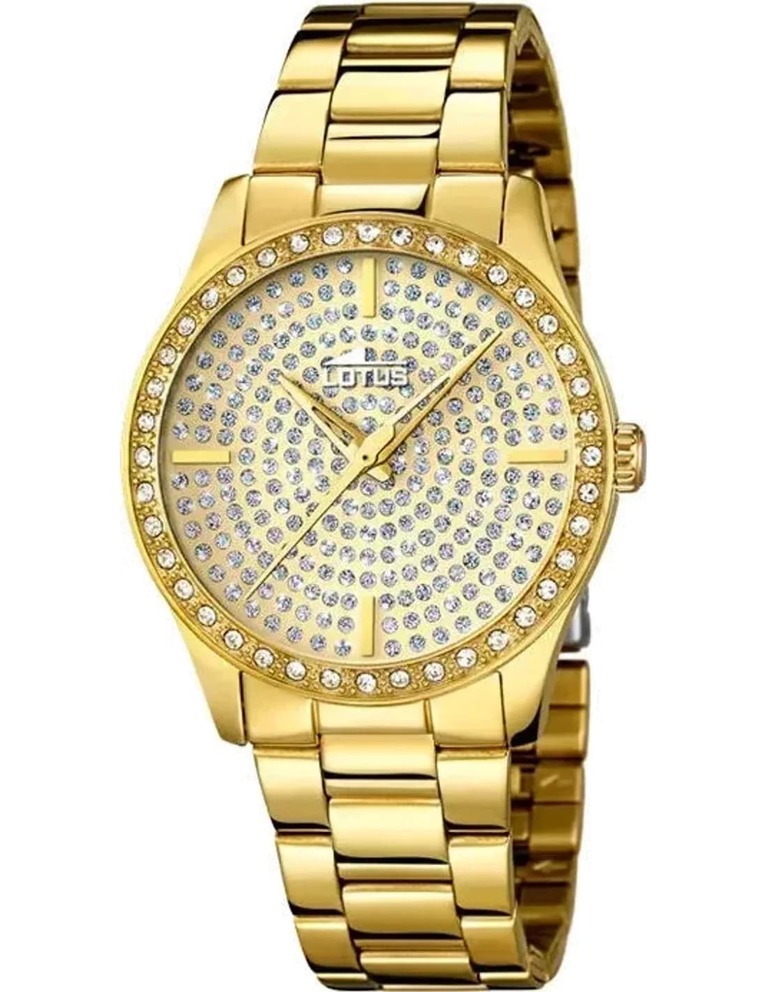 Montre Femme Lotus Trendy L18135/1 Dorée avec cristaux