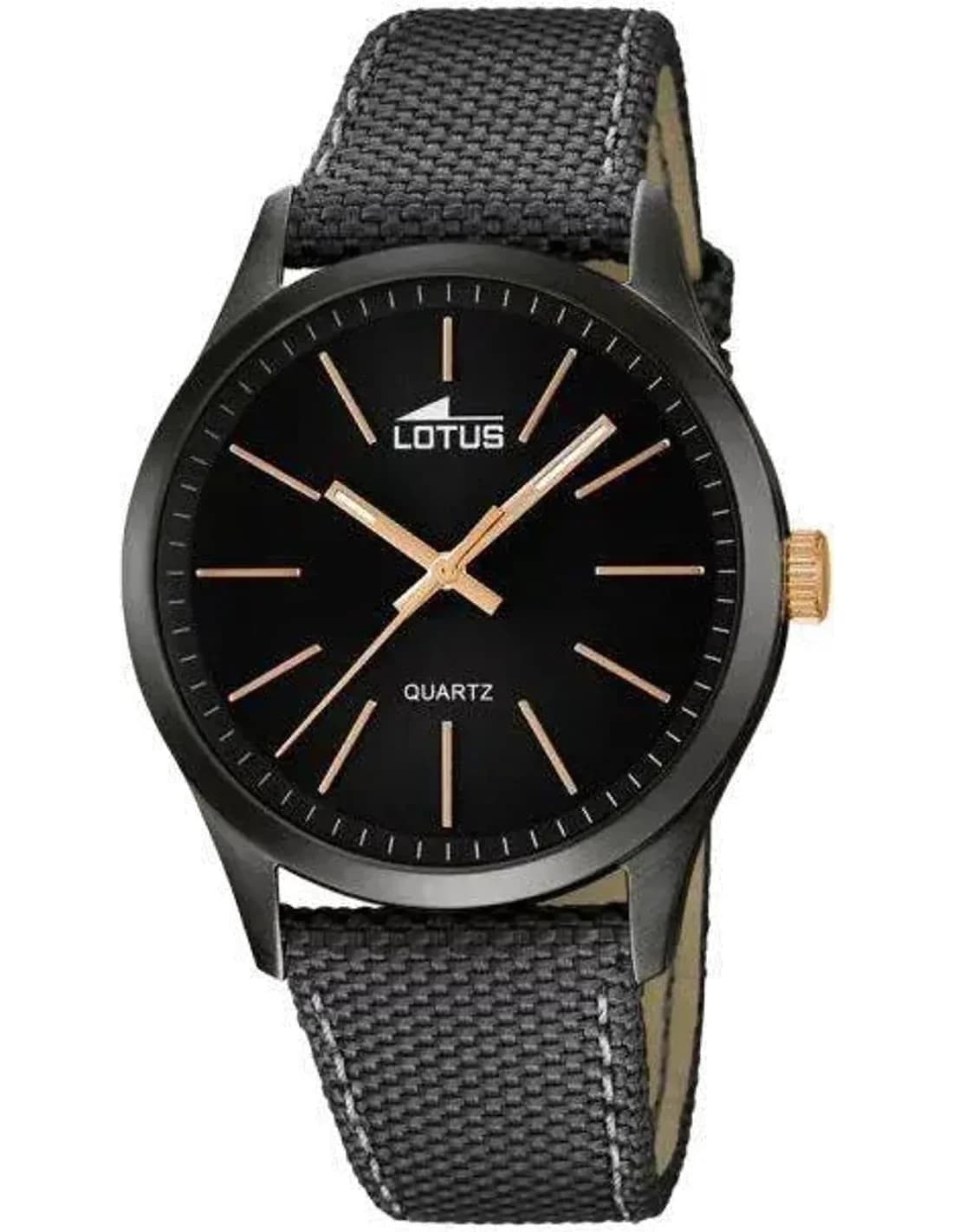 Montre Lotus Smart Casual L18165/2 Tissu et acier anthracite