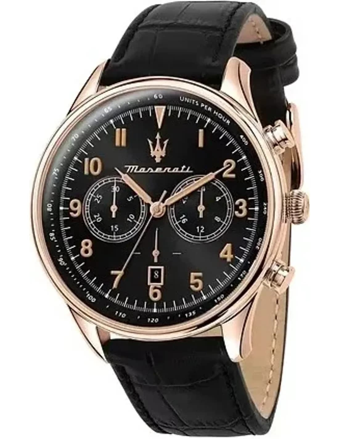 Montre Homme MASERATI R8871646001 bracelet cuir cadran multifonctions
