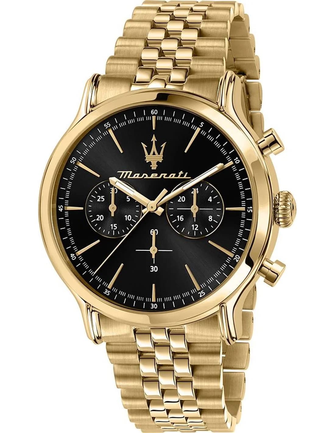 Montre Homme Maserati Epoca R8873618023 dorée bracelet maillons acier