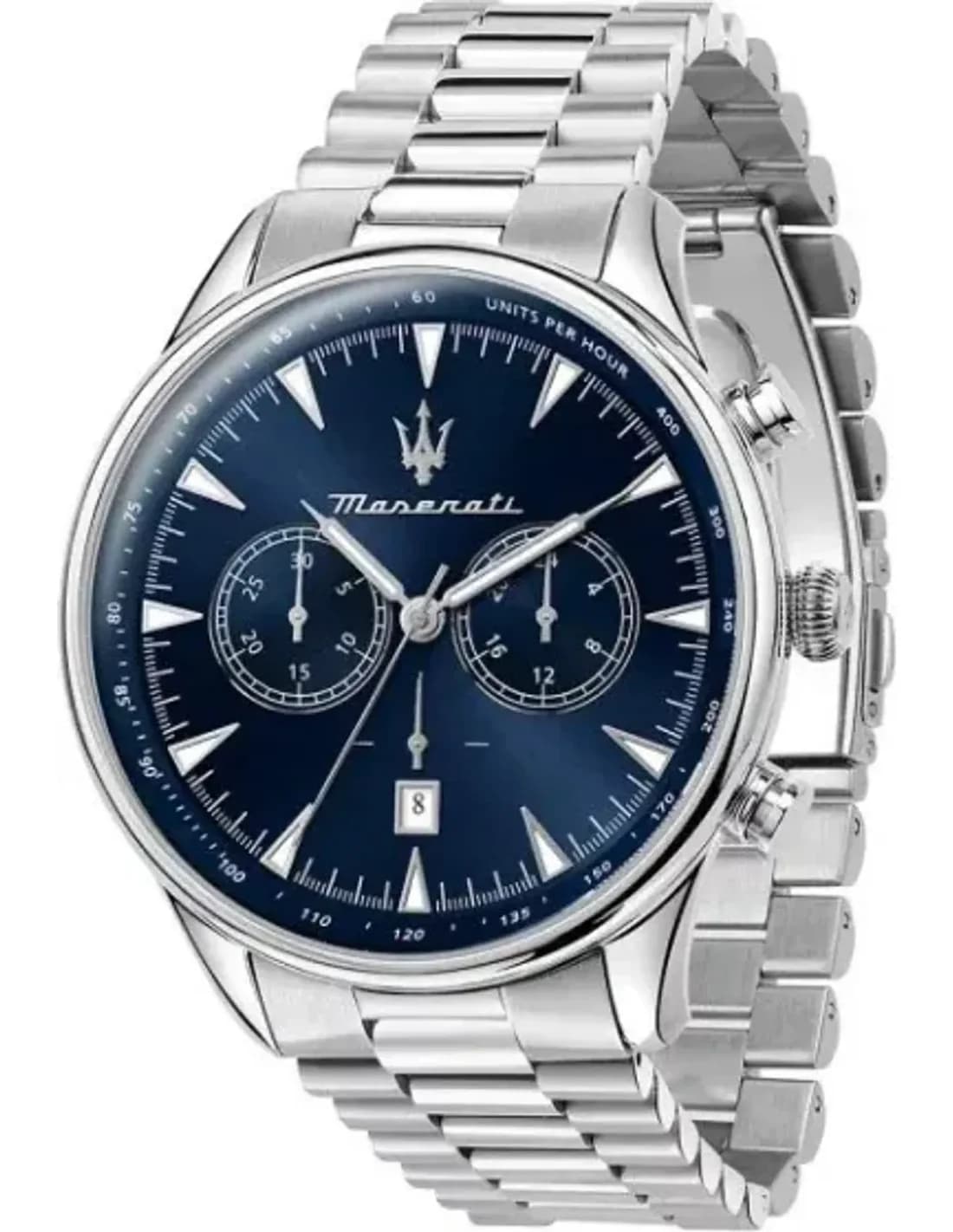 Montre Homme Maserati R8873646005 bracelet argent cadran multifonctions