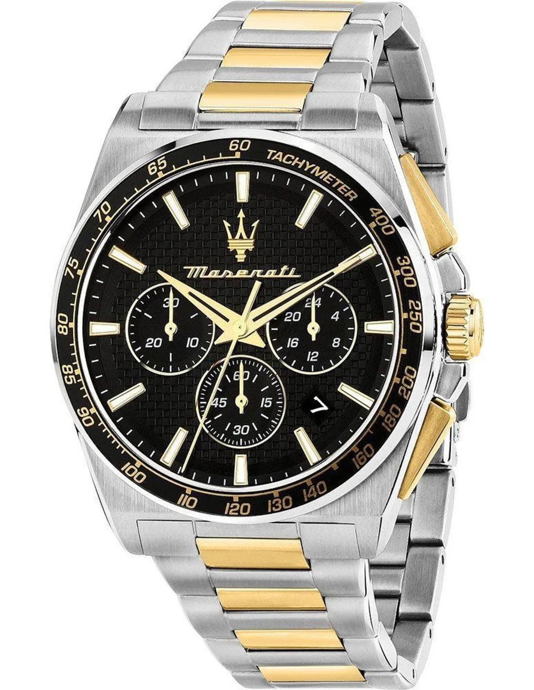 Montre Homme Maserati Velocità R8873652003 dorée bracelet maillons acier