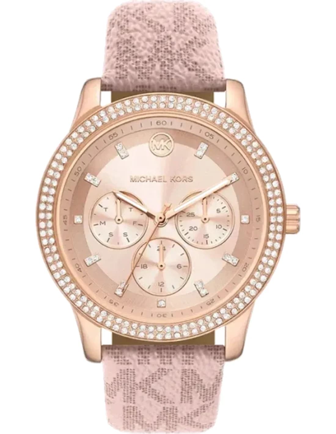 Montre Michael Kors MK2955 cadran multifonction rose bracelet rose