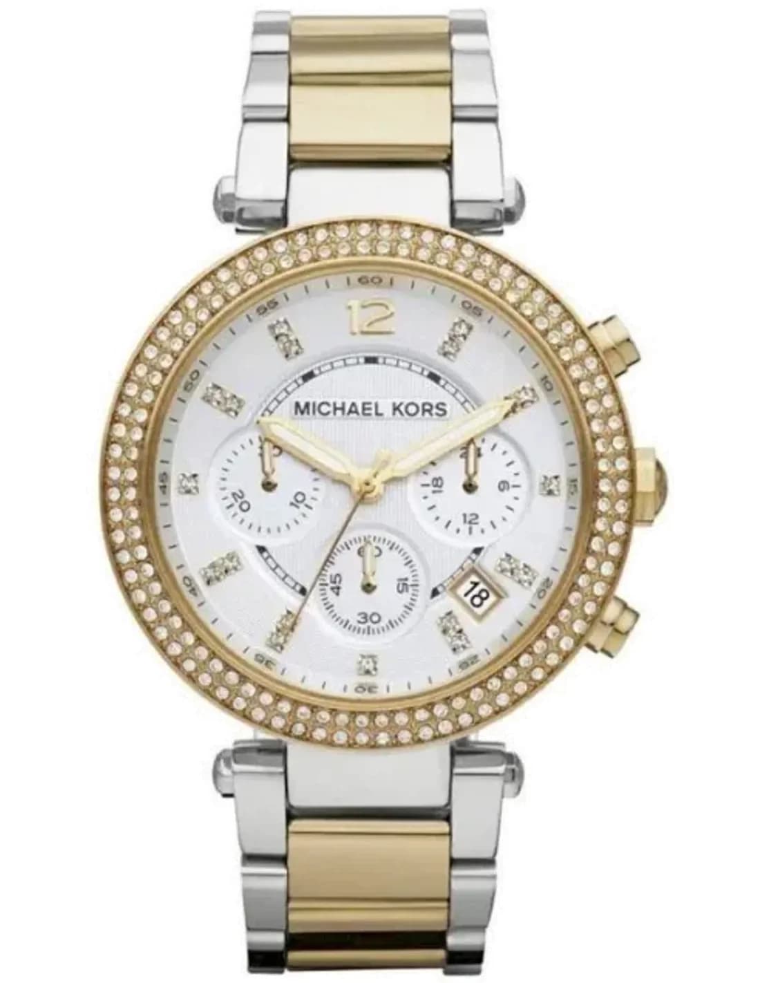 Montre Michael Kors Parker MK5626 chrnomètre acier bicolore