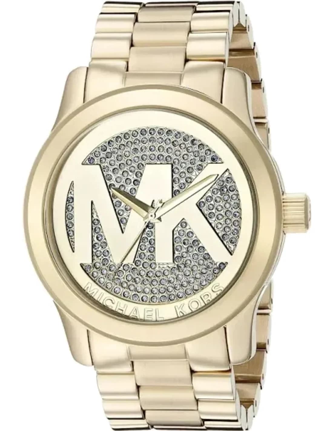 Montre Michael Kors Runway MK5706 Cadran avec logo MK incrusté de brillants